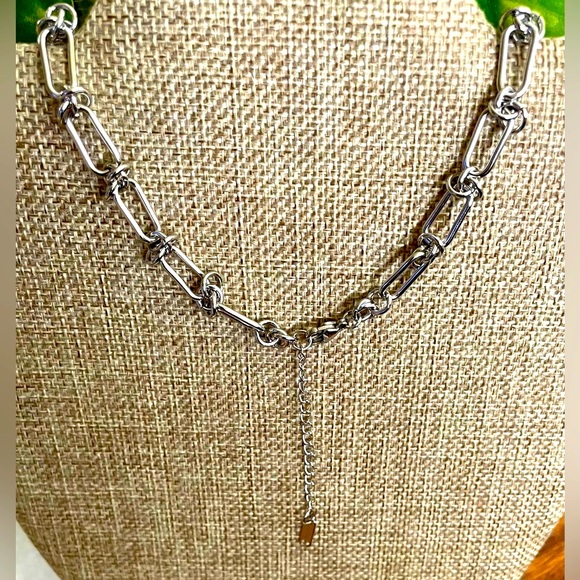 Beautiful Stainless Steel Knot Design Necklace, NWOT! - Picture 4 of 4